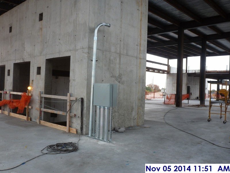 Installed conduit all the way up to the 4th Electrical Room 469 Facing South (800x600)